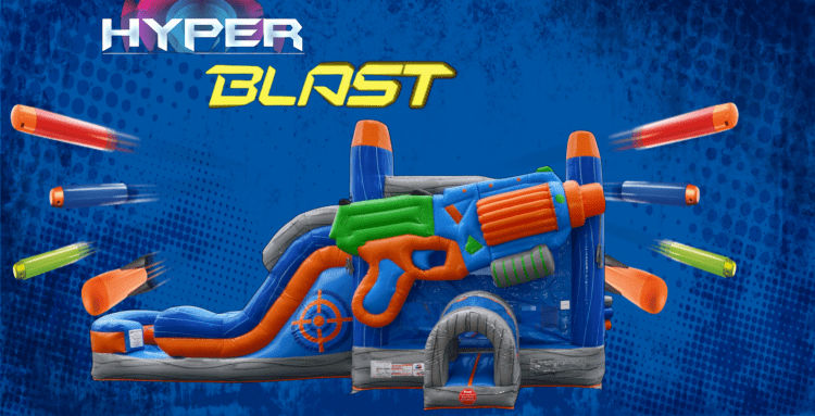 Hyper Blast Dual lane splash pad  Wet /Dry
