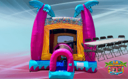 bounce house & tables & chairs package