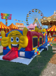 Emoji Obstacle Course / Dual lane slide