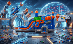 Hyper Blast Dual lane splash pad  Wet /Dry