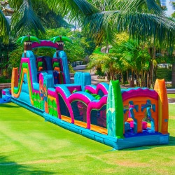 70ft electric tropic obstacle course wet/dry